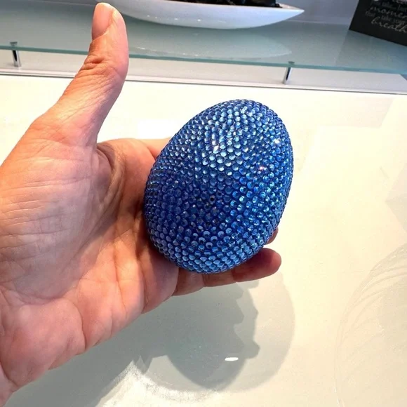 Swarovski Crystal custom Easter Egg basket centerpiece home decor - Picture 5 of 11